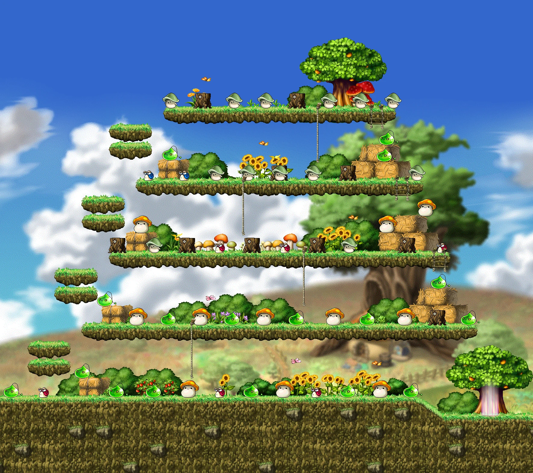 Henesys Hunting Ground III map layout