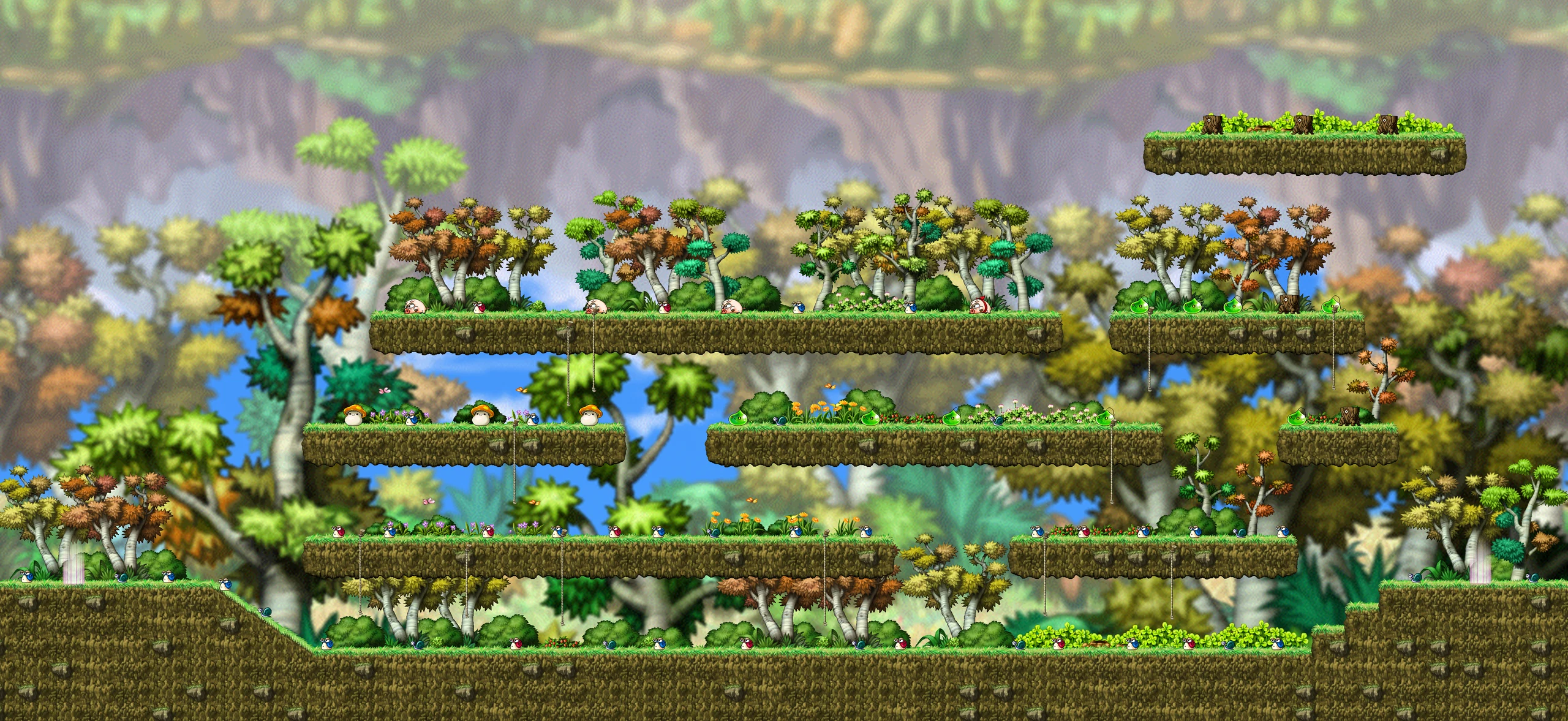 Forest West of Henesys map layout