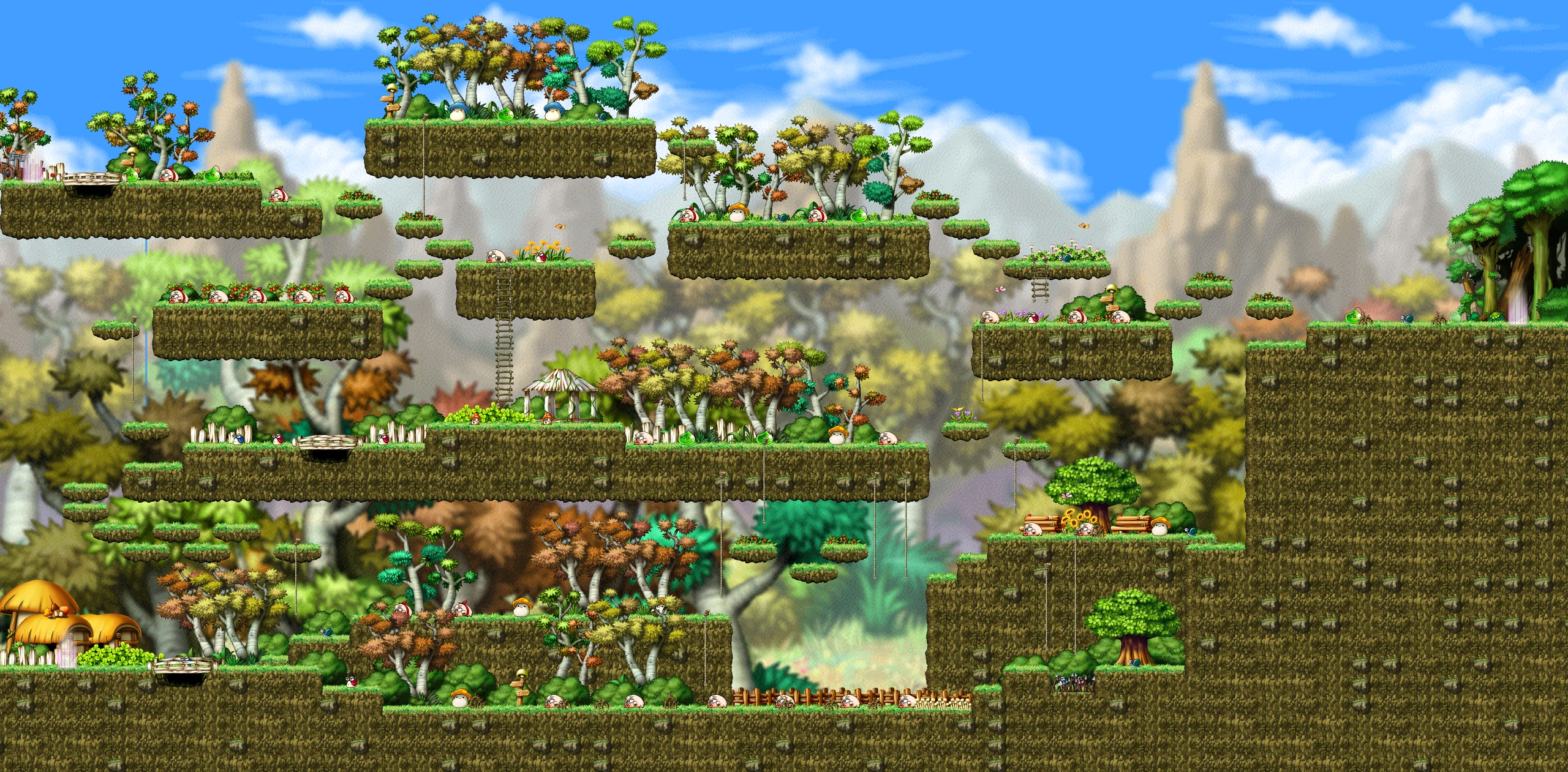 The Forest East of Henesys map layout