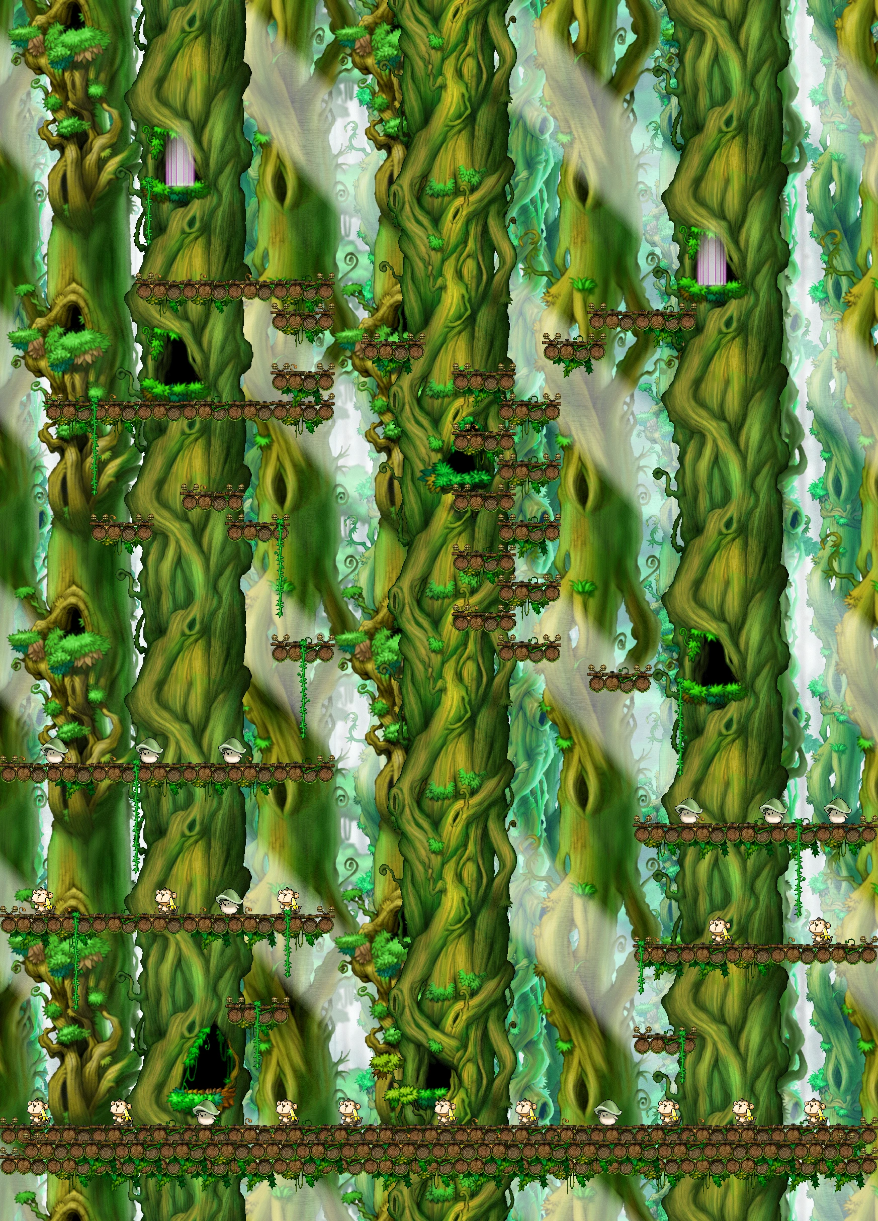 Monkey Forest I map layout