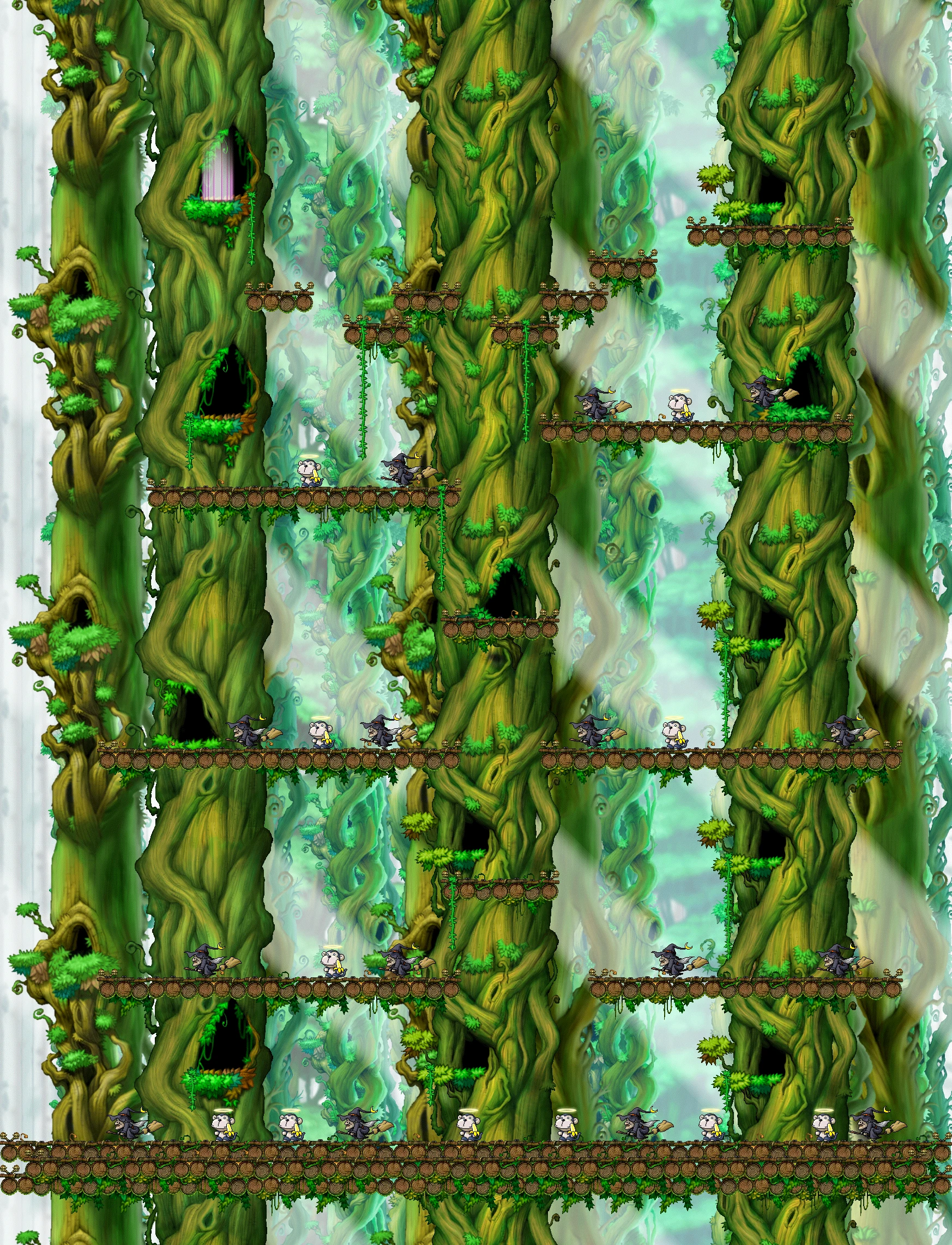 The Forest of Evil I map layout
