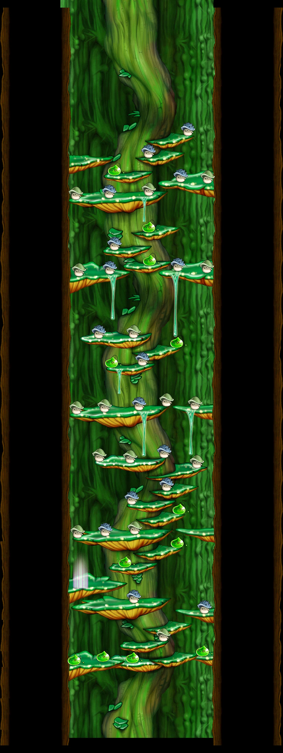Tree Dungeon, Forest Up North III map layout