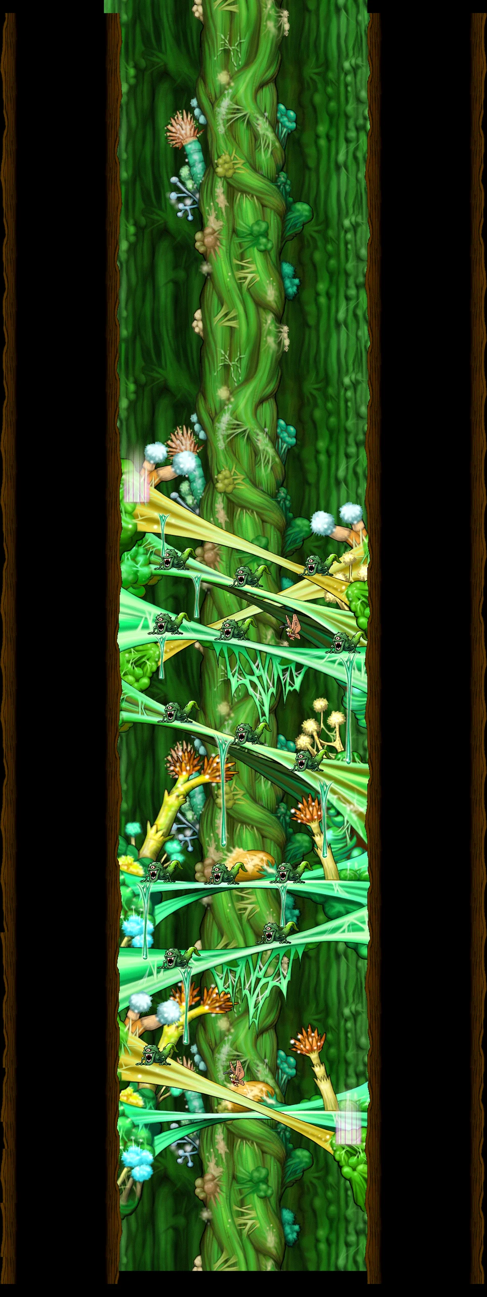 Tree Dungeon, Forest Up North VI map layout