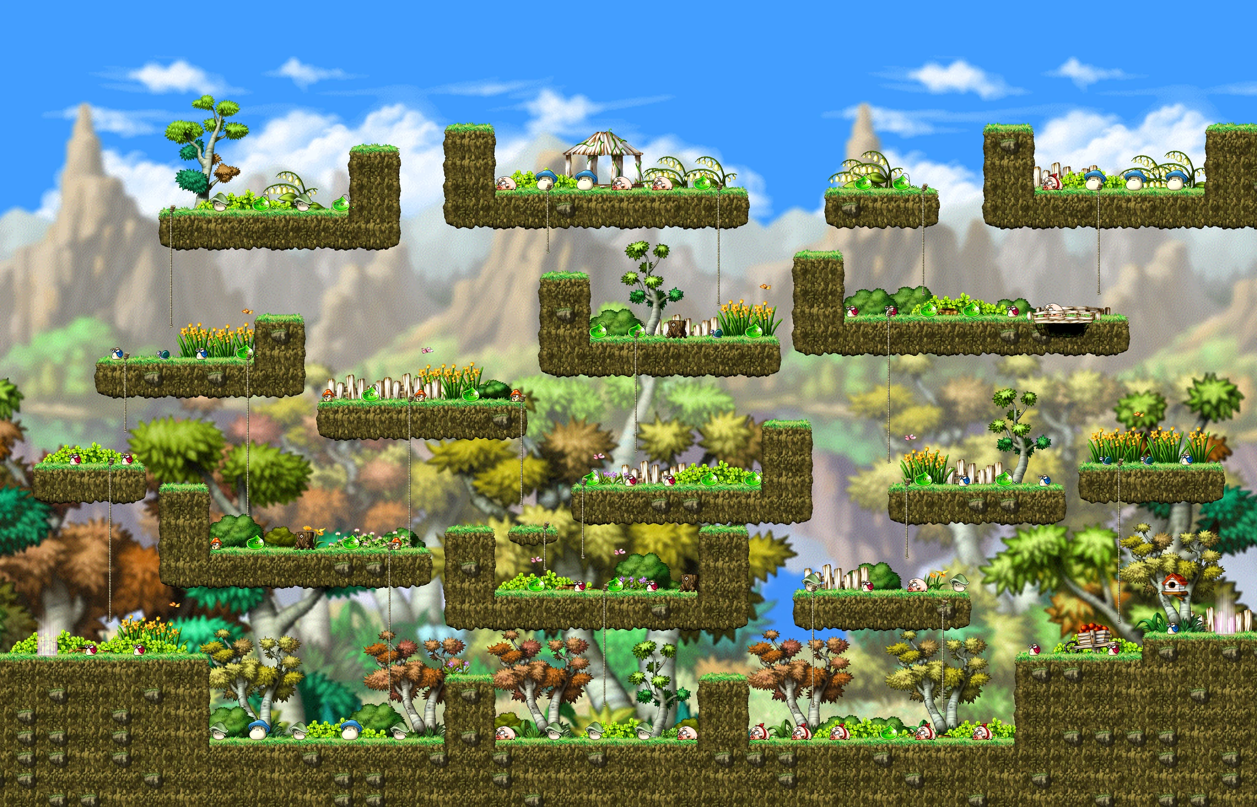 L Forest III map layout