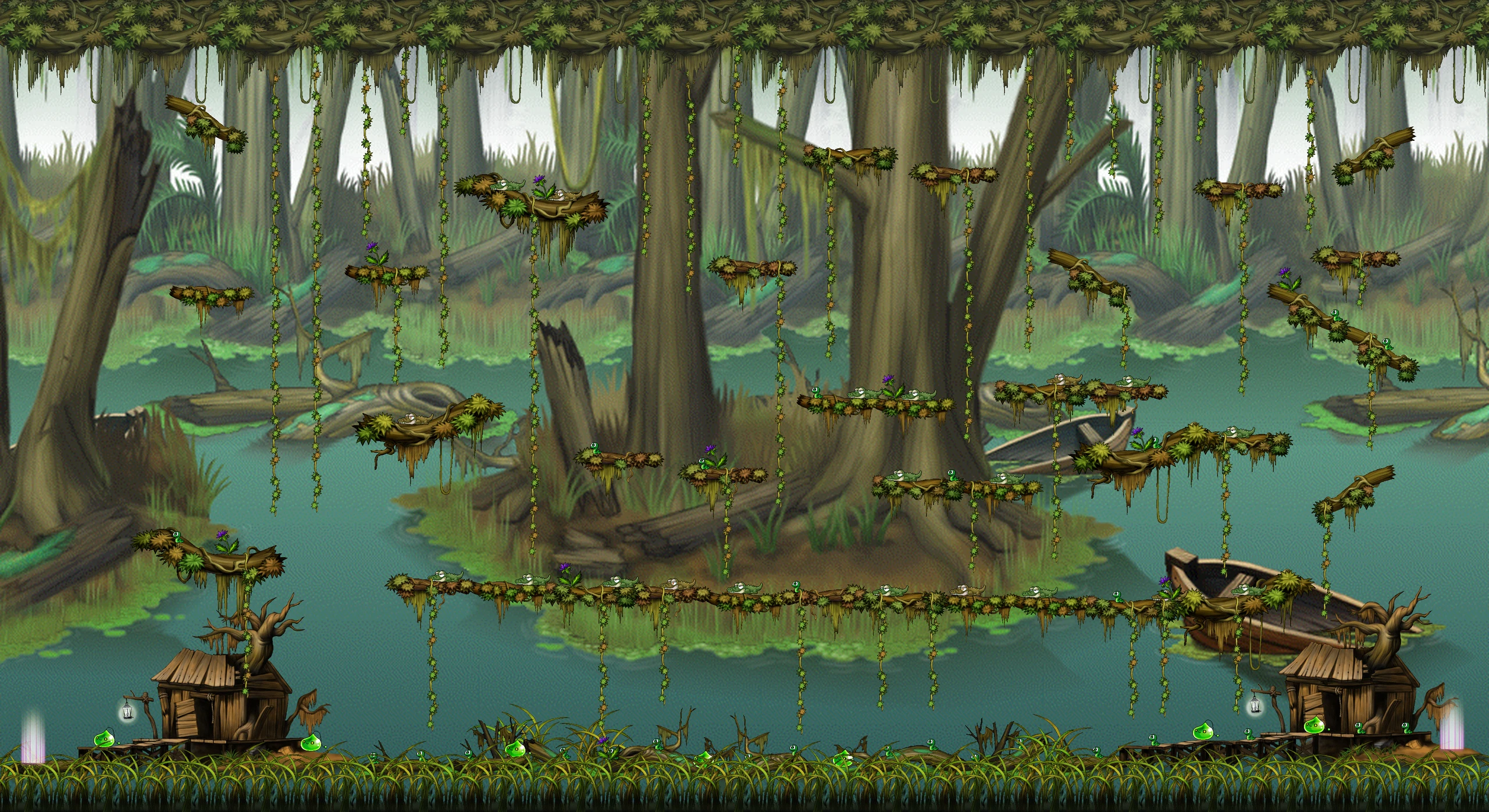 Dangerous Croko I map layout