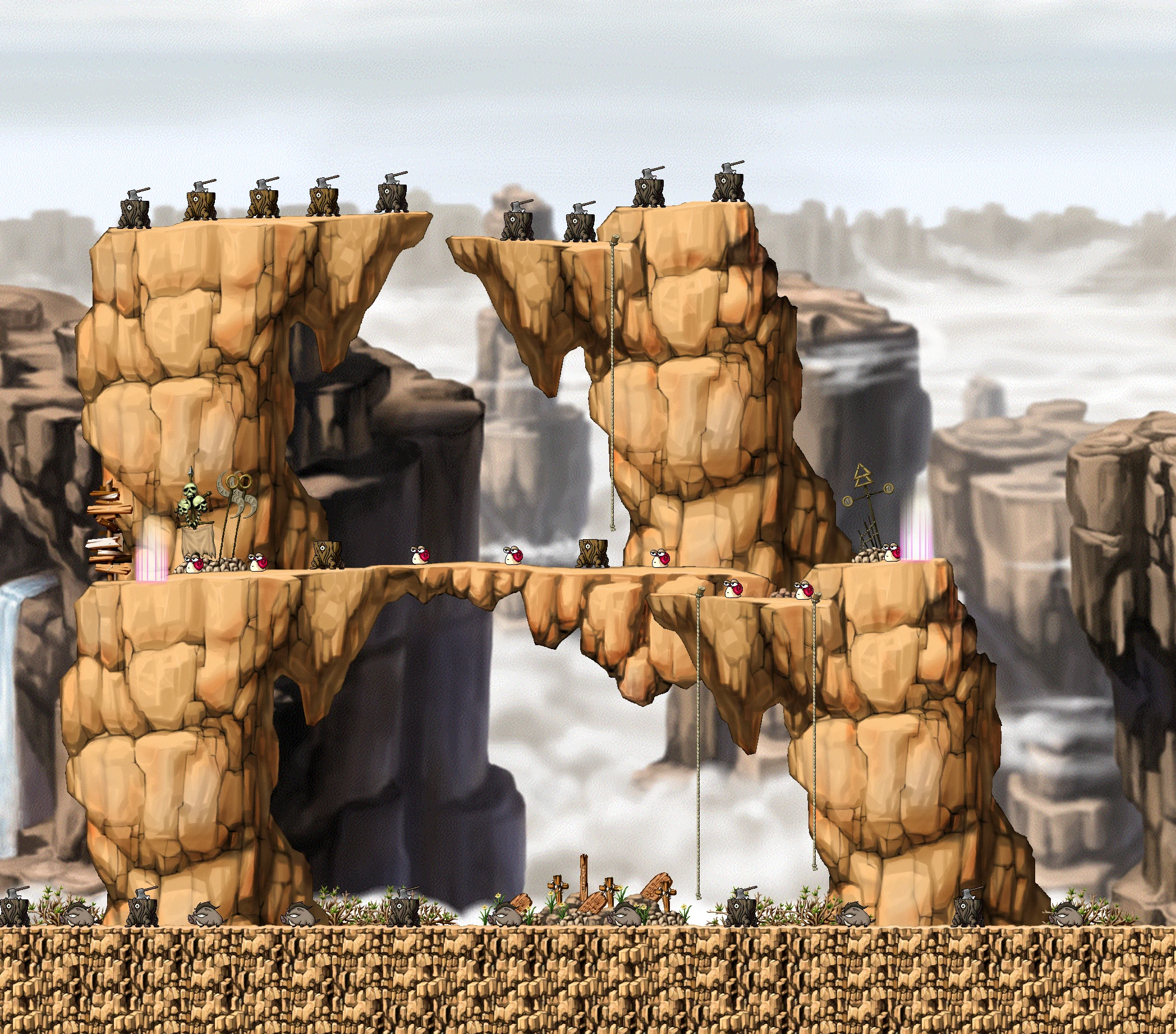Rocky Road III map layout