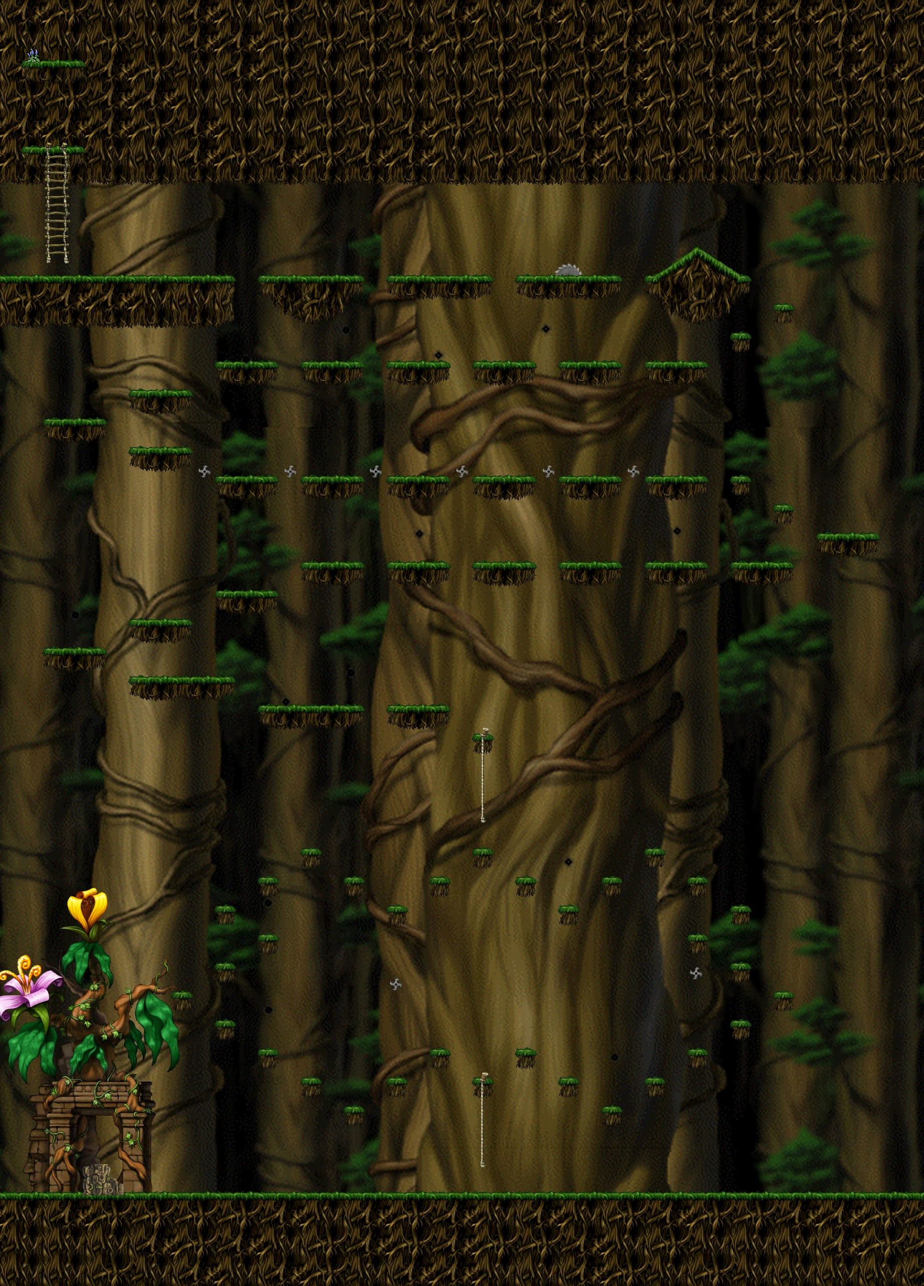 The Deep Forest of Patience <Step 4> map layout