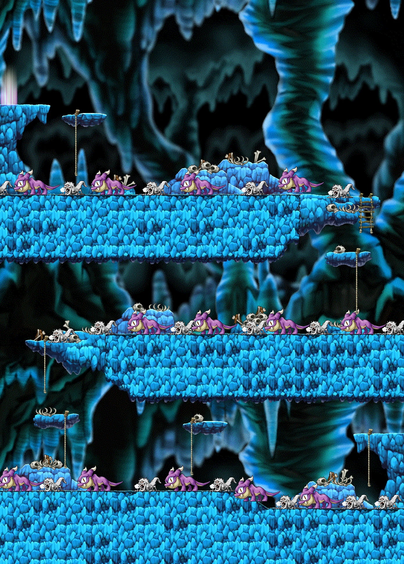 Wild Kargo's Area map layout