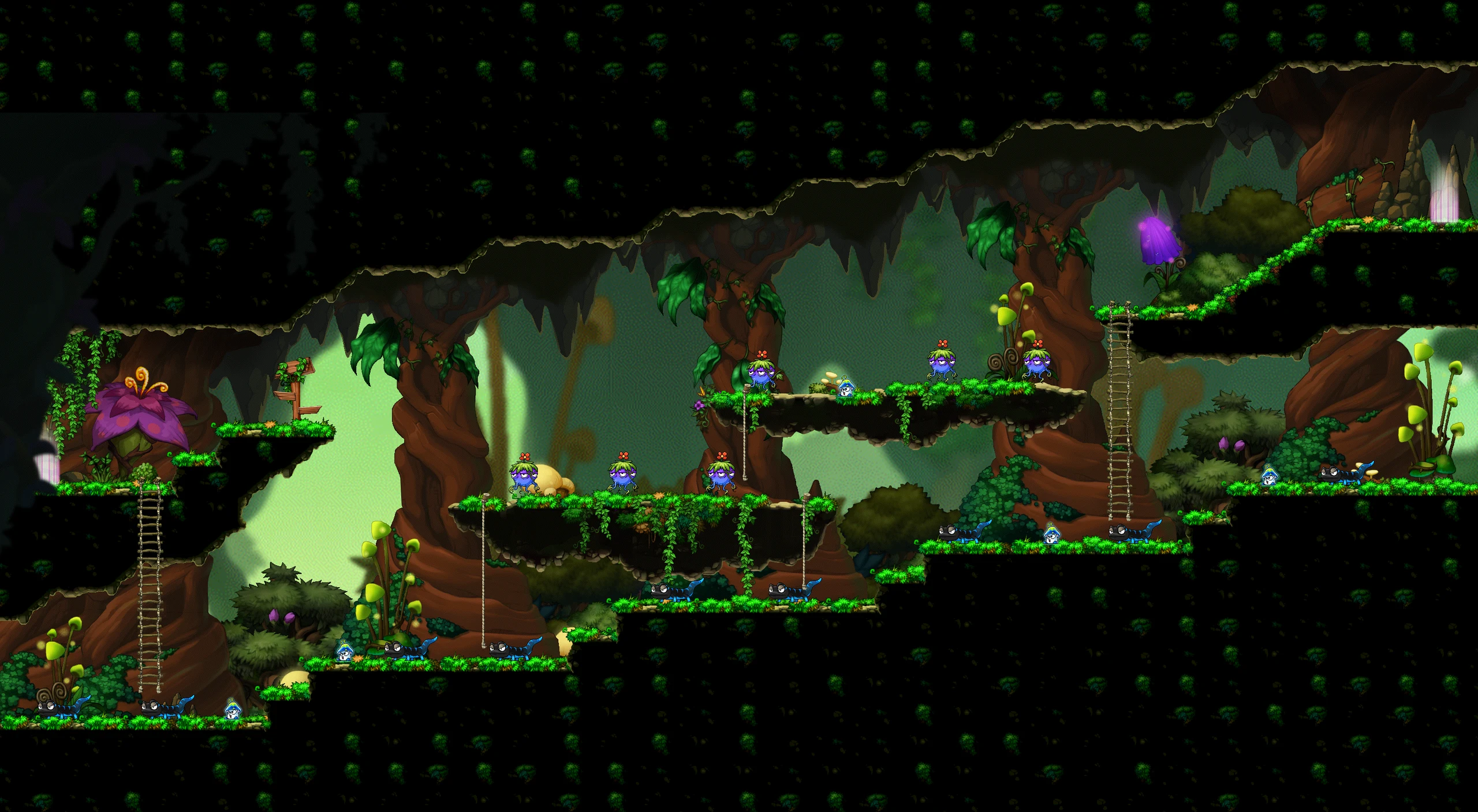 Primeval Forest I map layout