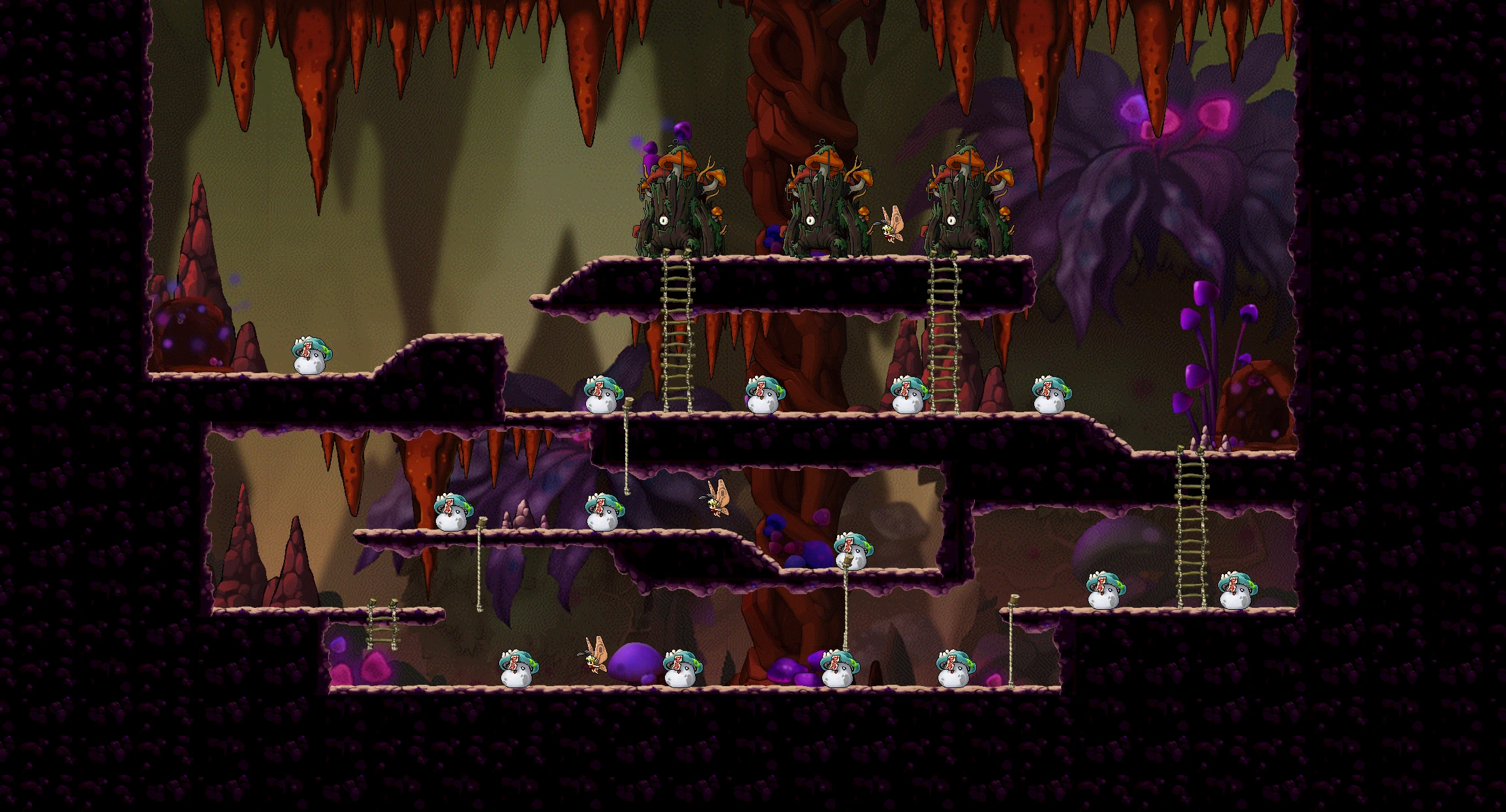 Dilapidated Tomb map layout