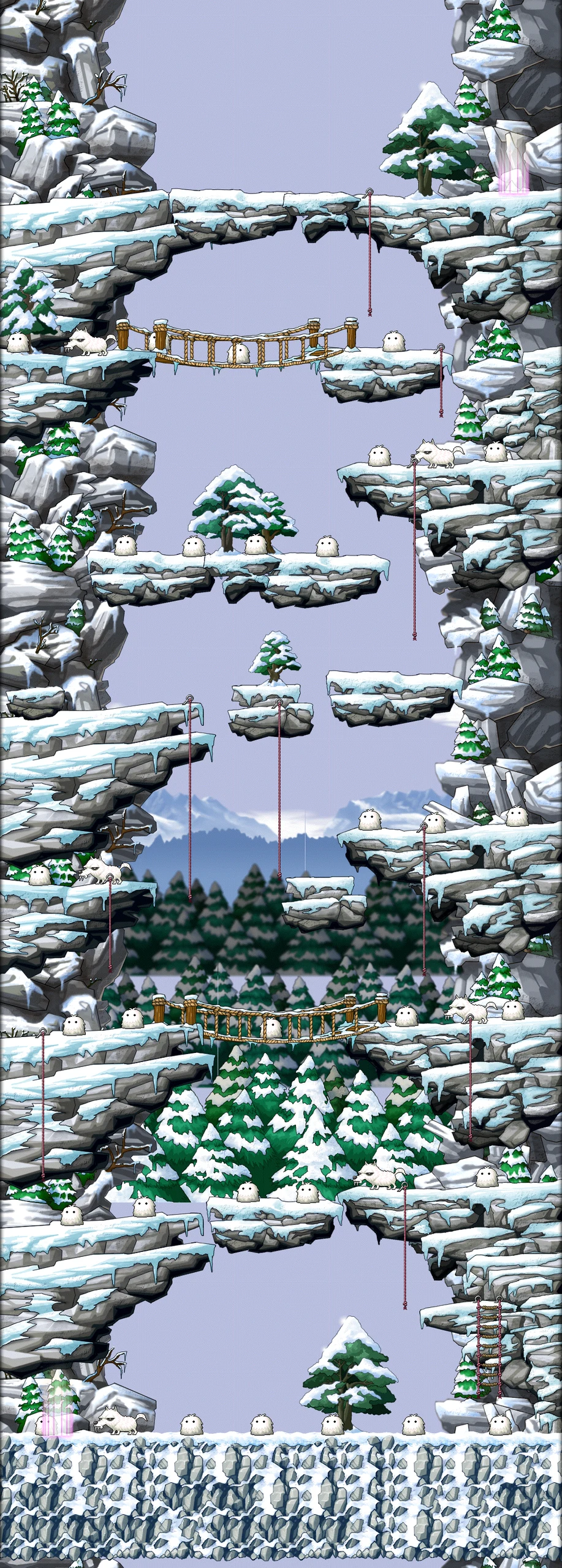Ice Valley I map layout