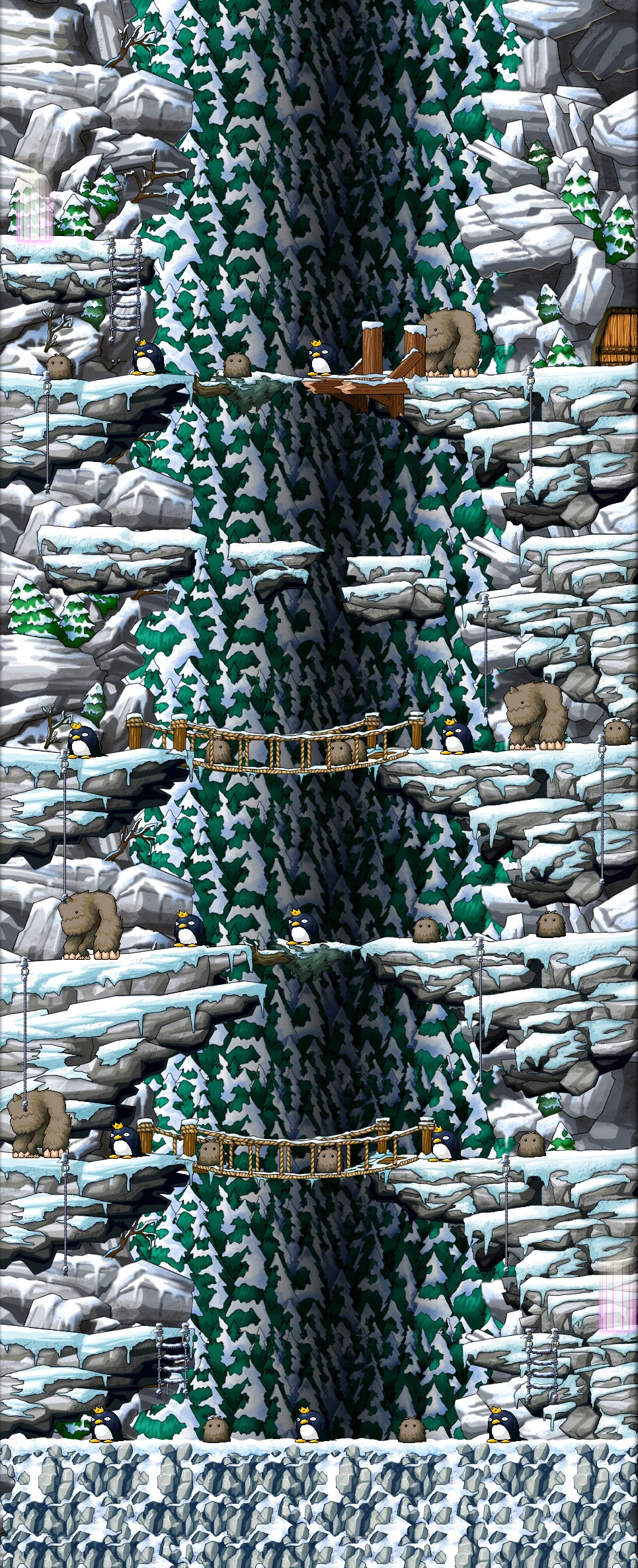 Sharp Cliff II map layout