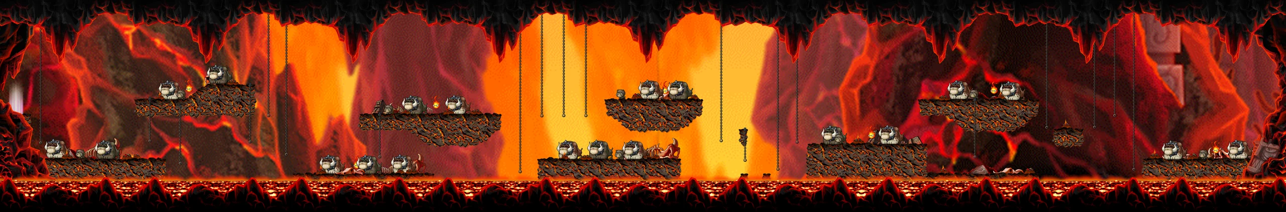 The Cave of Trial III map layout